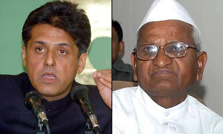 congress seeks clarification from anna hazare