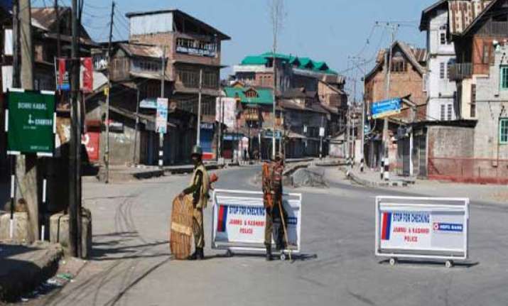 curfew in srinagar after youth s killing