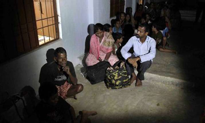 cyclone phailin coastal odisha districts plunge into