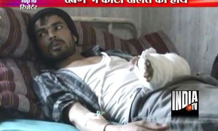 dalit man s hand chopped off for drinking water