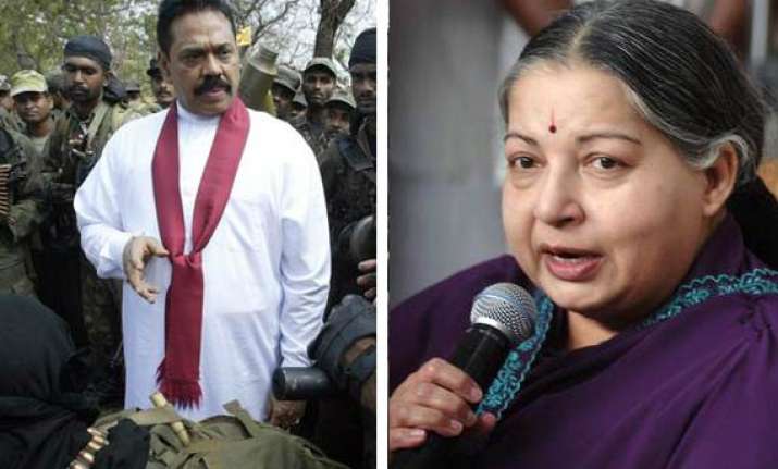 declare rajapakse a war criminal demands jayalalithaa