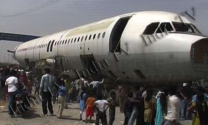 junk airbus bought by delhi scrap dealer reaches sai baba