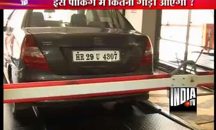 delhi s 2nd fully automated car parking facility inaugurated