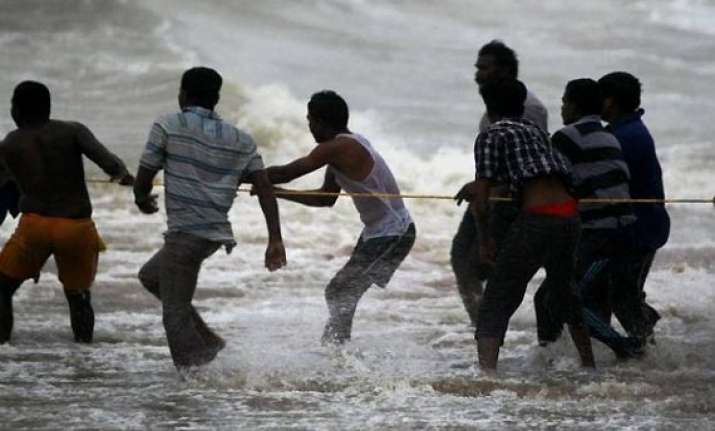 depression over bay of bengal odisha fishermen alerted