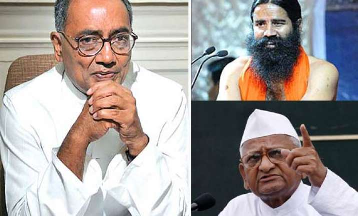 digvijay s googly hazare should not sit on frequent fasts