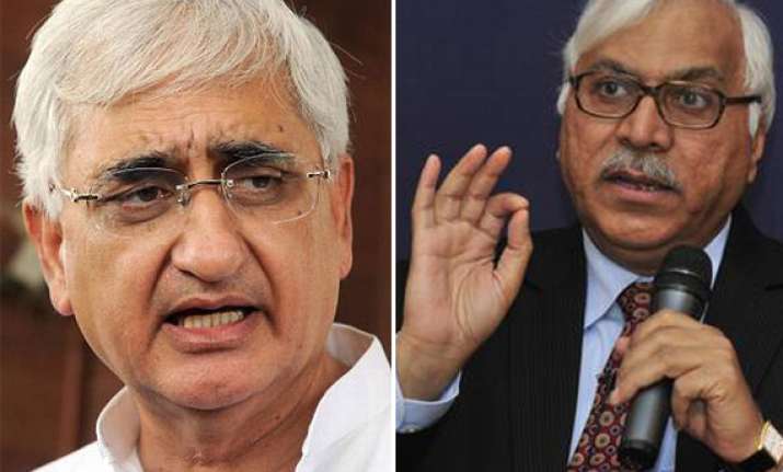 ec may put lid on row with khurshid