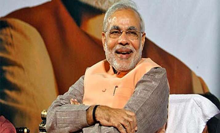 exit polls project modi led nda govt.