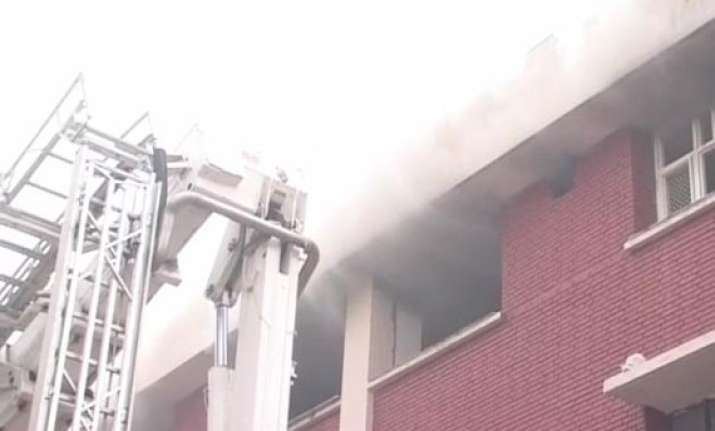 fire at shastri bhawan in delhi