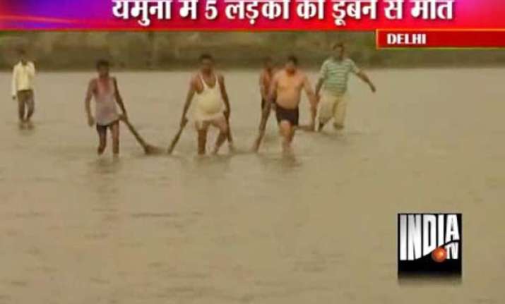 five youths drown in yamuna