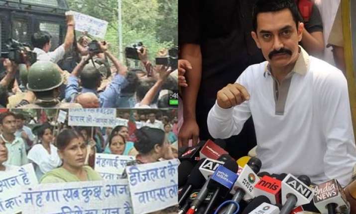 fuel hike will pinch the aam aadmi aamir khan