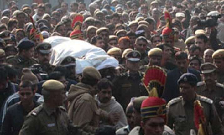 gangrape protests questions over cause of constable tomar s