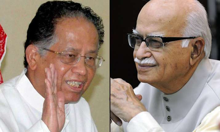 gogoi asks advani to name areas given away to bangladesh