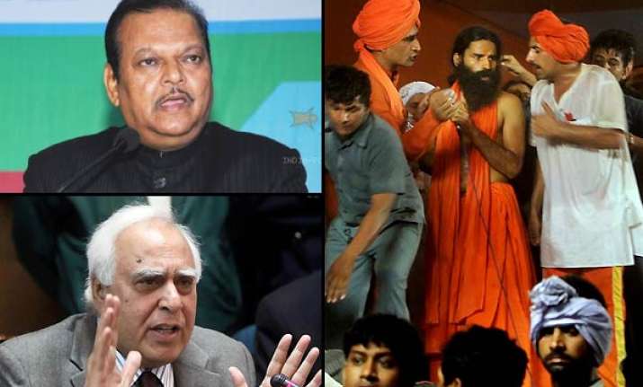 govt justifies action against ramdev no more talks