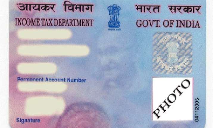 govt to issue biometric pan cards
