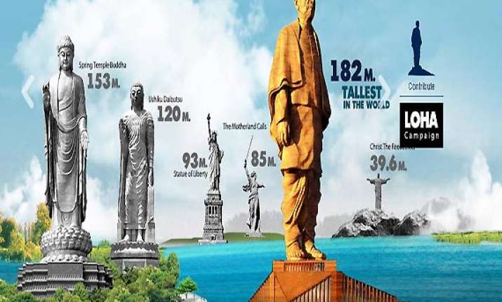 gujarat to have world s tallest statue dedicated to sardar