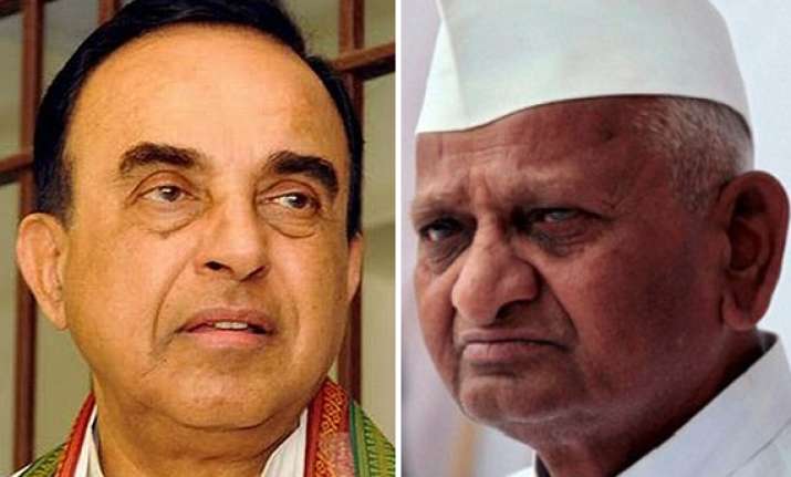 hazare minus team anna is welcome to work with me says swamy