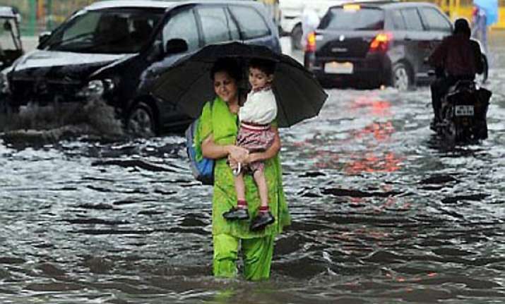 heavy rains lash delhi ncr flood threat looms large