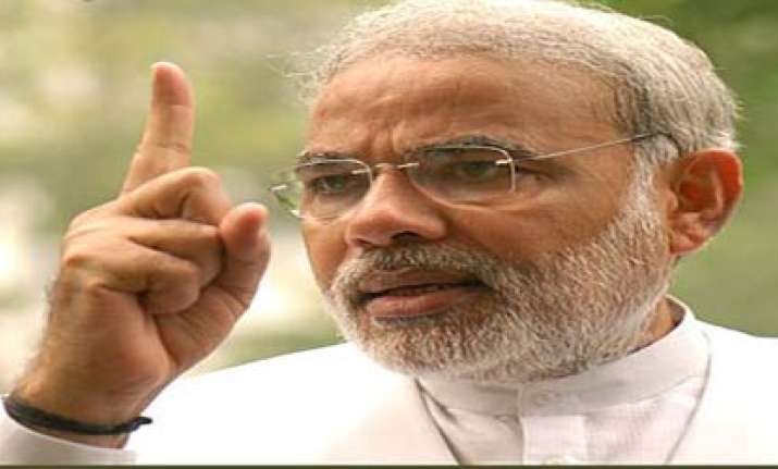 i will not break down nor bow out says modi
