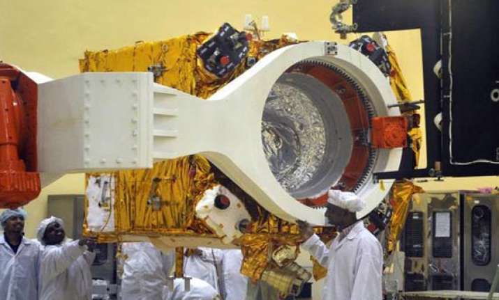 india s mars satellite mated with rocket