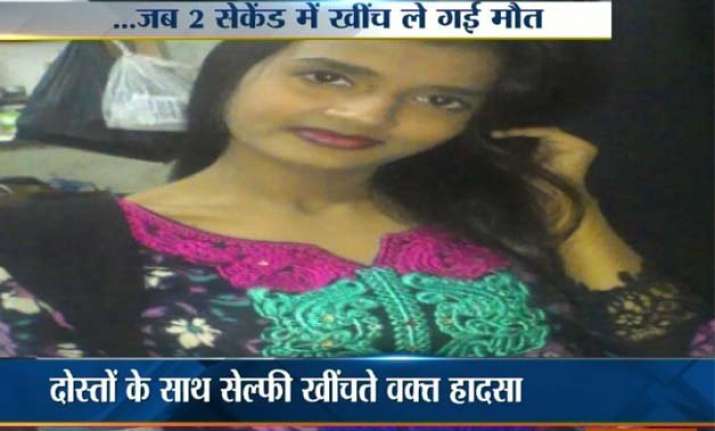 Mumbai Girl Falls While Clicking Selfie Youth Jumps To Save Her Both