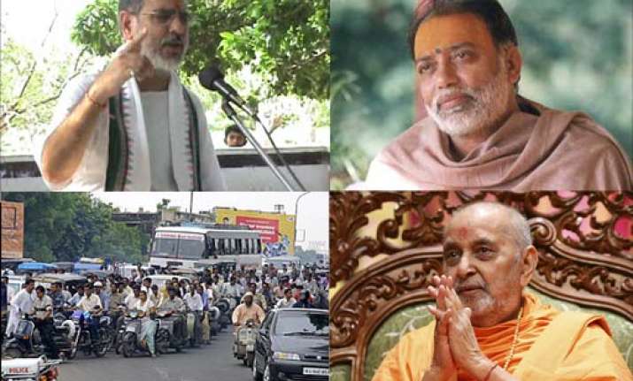 teach them traffic rules gujarat dgp to request godmen