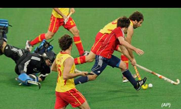 wc hockey spain beat england 2 0