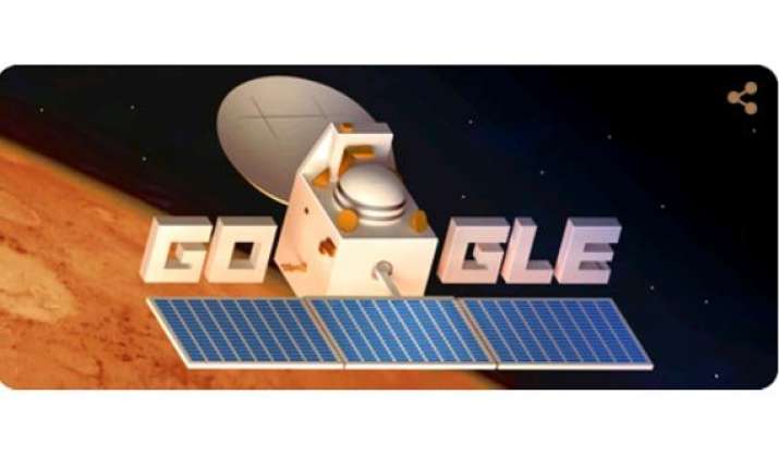 google celebrates completion of mangalyaan s 1 month in