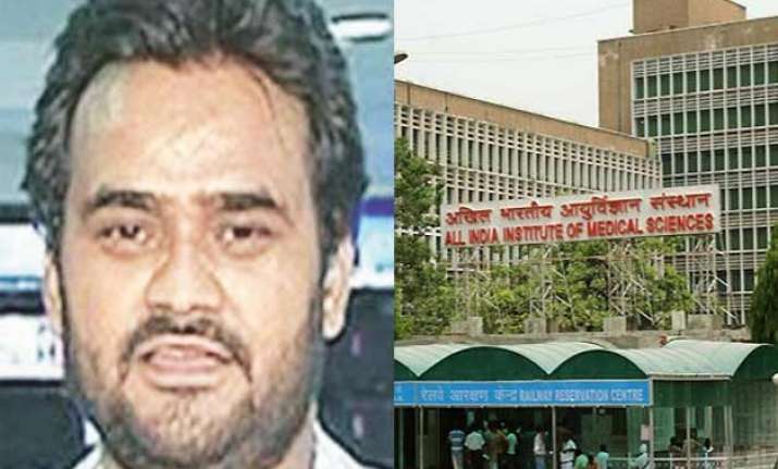 viscera of tv journalist brought to aiims
