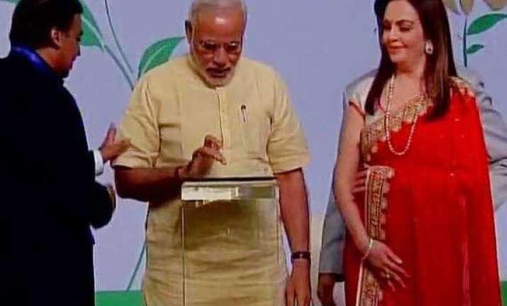 pm narendra modi inaugurates sir hn reliance foundation