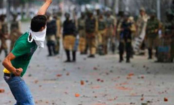 stone pelting valley youths using facebook youtube as