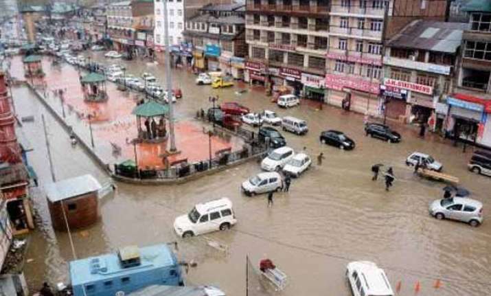 floods declared in j k 8 people killed in house collapse 16