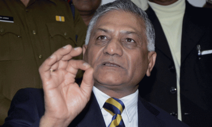 crime graph in up rising day by day gen vk singh