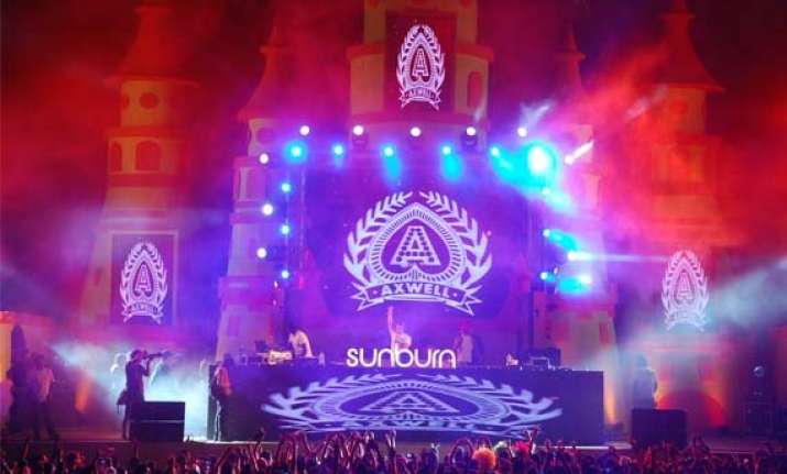 sunburn festival being marketed as a major goa atttraction