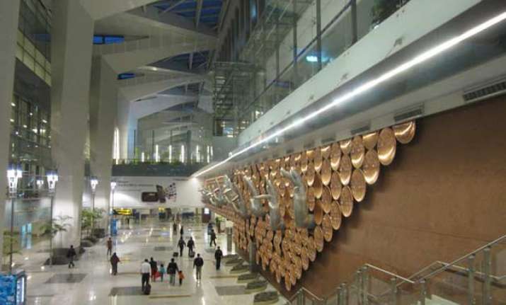 7 held at indira gandhi international airport with 182