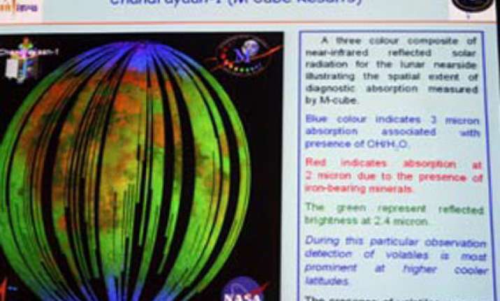chandrayaan i detects ice deposits on moon