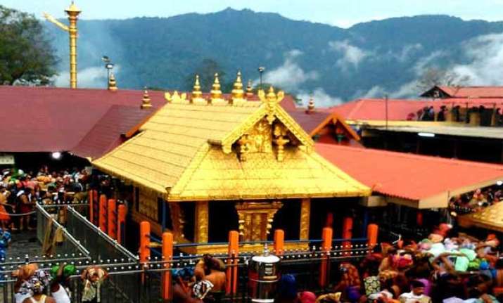 sabarimala entry curbs a matter of religion kerala govt