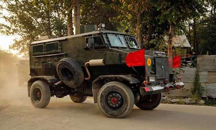 two militants two army personnel killed near loc in kashmir