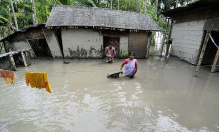 nearly 4 lakh still hit flood crisis remains grim assam