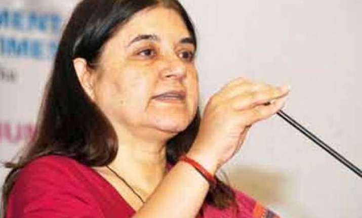 maneka gandhi asks home ministry to consider women s quota