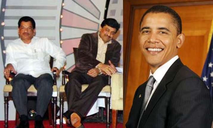 ashok chavan suresh shetty to receive obama at airport