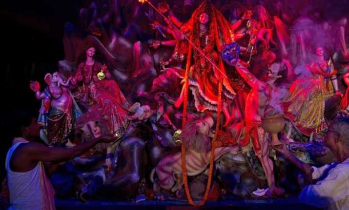 muslims celebrate durga puja in tripura