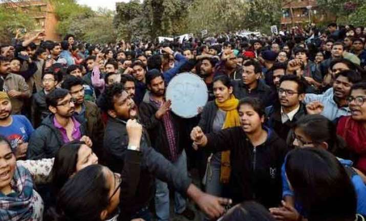 jnu row historians artistes say police action should not