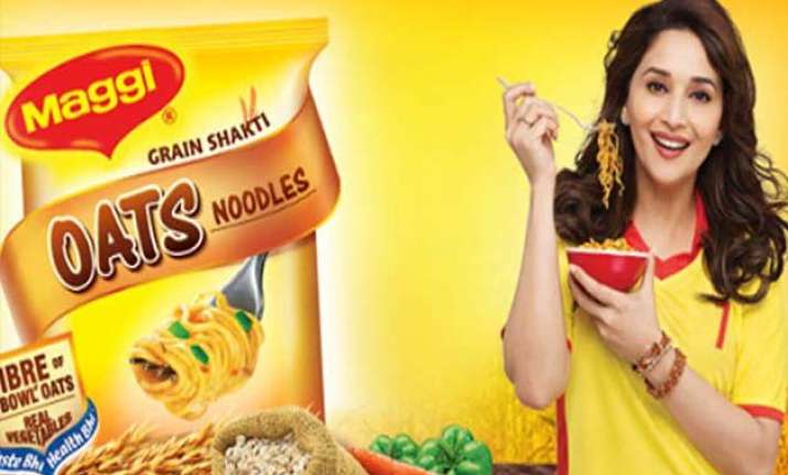 madhuri dixit meets nestle officials assured of maggi