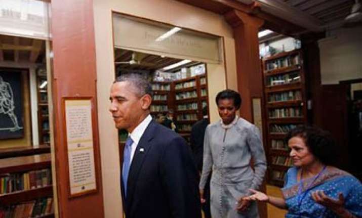 obama visits mani bhavan says gandhi a hero for entire world
