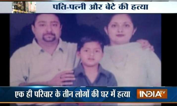couple son found murdered in delhi