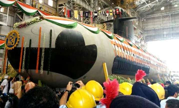india s first indigenously built scorpene submarine