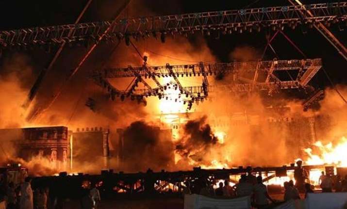 make in india week fire case mumbai police registers fir