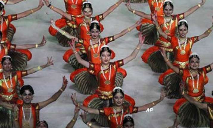 incredible india floors intl media with dazzling cwg opening