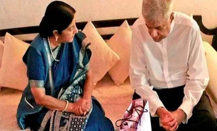 ahead of pm modi s visit sushma swaraj takes up issue of