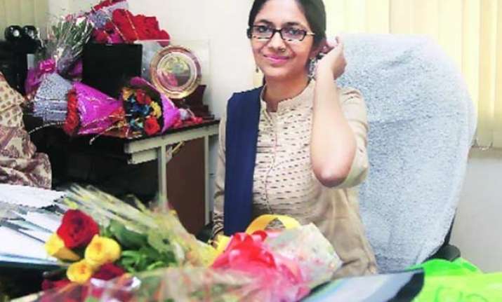 swati maliwal takes charge as dcw chief